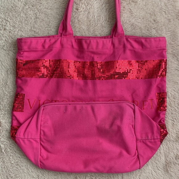 Victorias Secret Bag with matching Make Up Bag - Picture 3 of 8